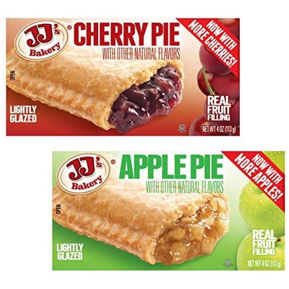 JJ's Bakery Assorted Apple & Cherry Pies | Pack of 12