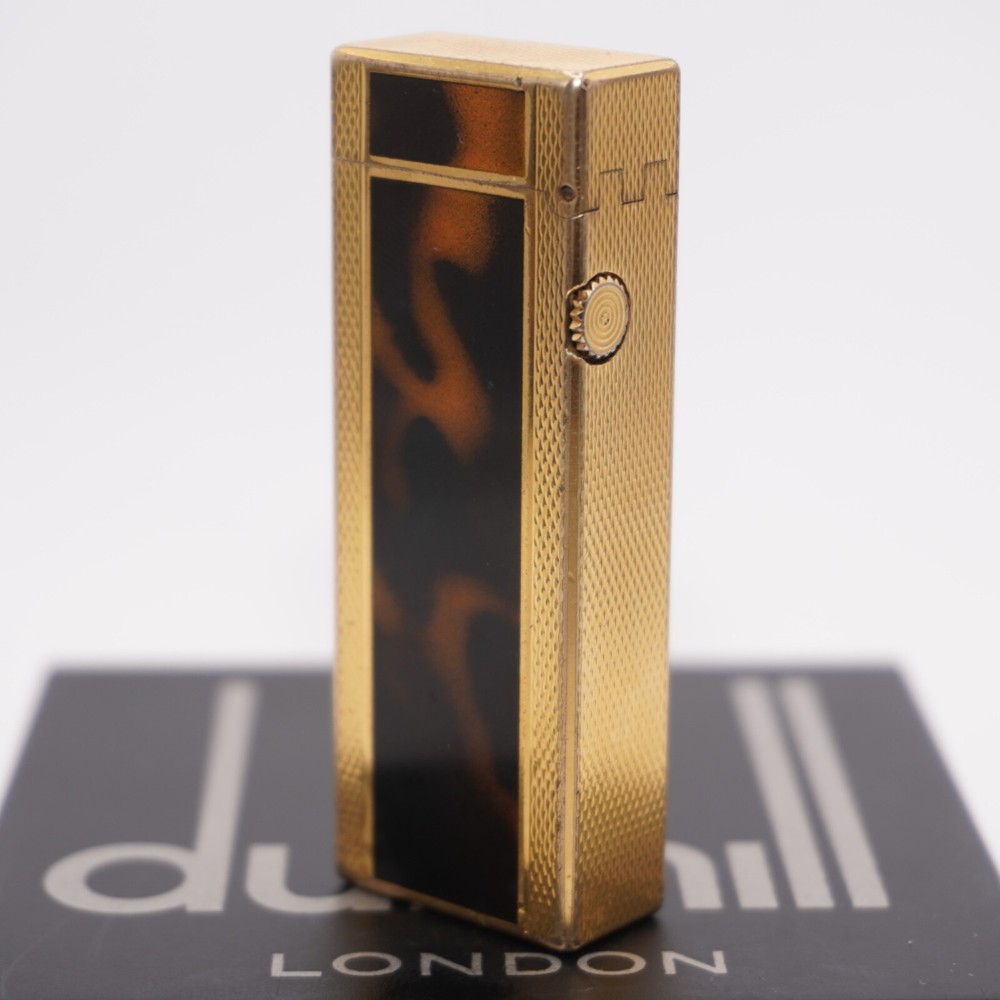 Dunhill Lighter Brown Shell-Ultrasonically cleaned_Working
