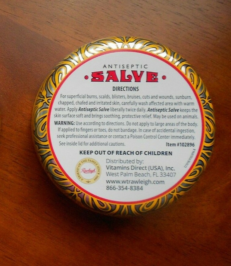 Rawleigh Antiseptic Salve 4.5 oz. Tin
