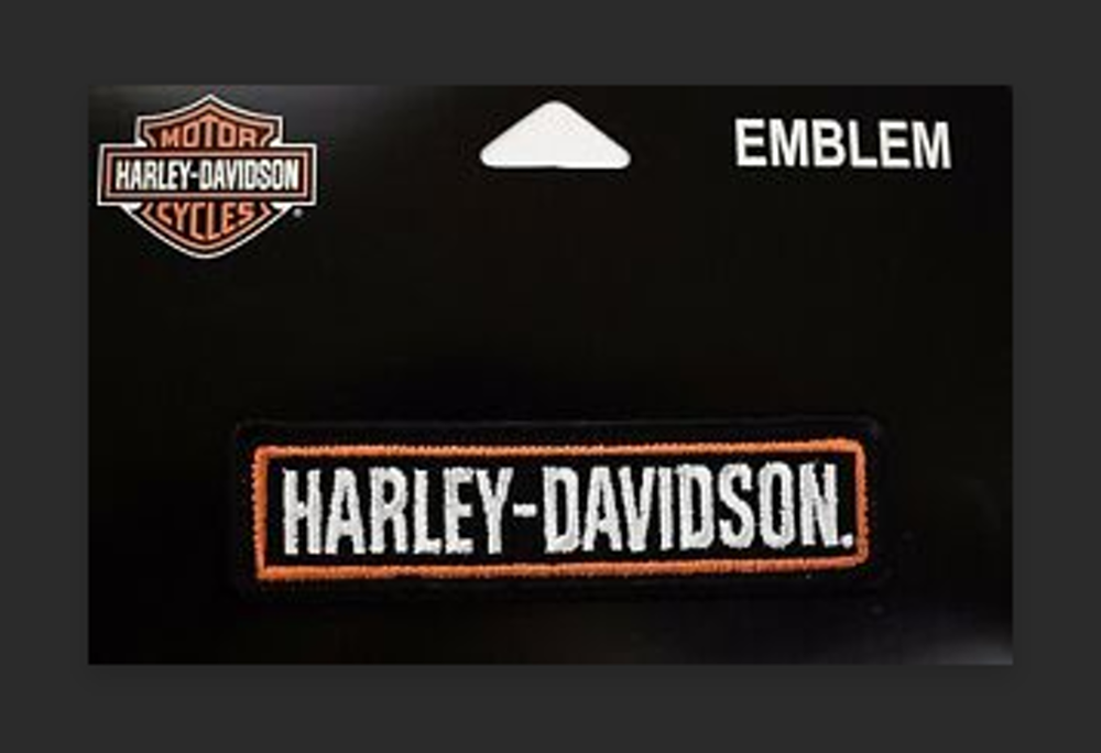 Harley Davidson Script Patch