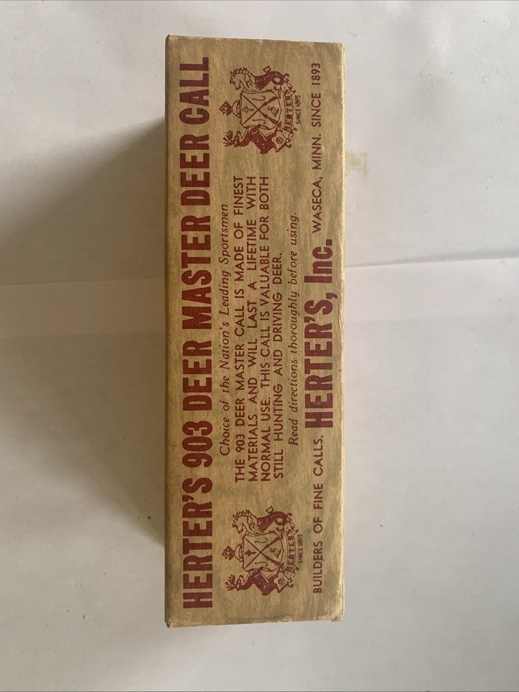 Herters Game Call Box Lot