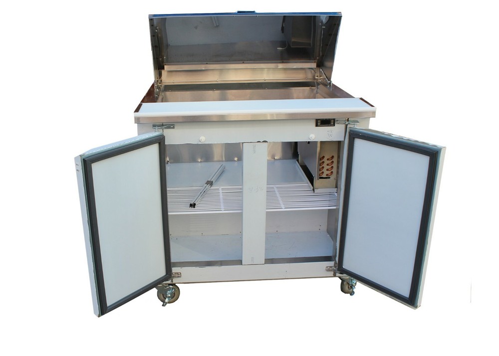 Cooltech 2 Door Refrigerated Sandwich Prep Table 36"