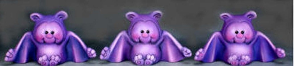 Ceramic Bisque~ Ready to Paint ~Bats~ Purchase is for (3) Bats