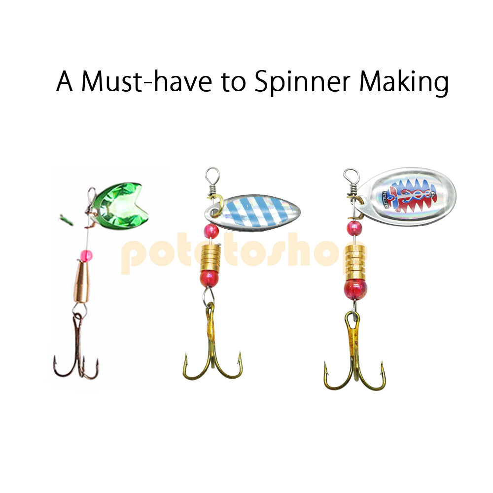 Lot 30 Spinnerbait Bodies Inline Spinner Cylinder Shaped Making Accessories