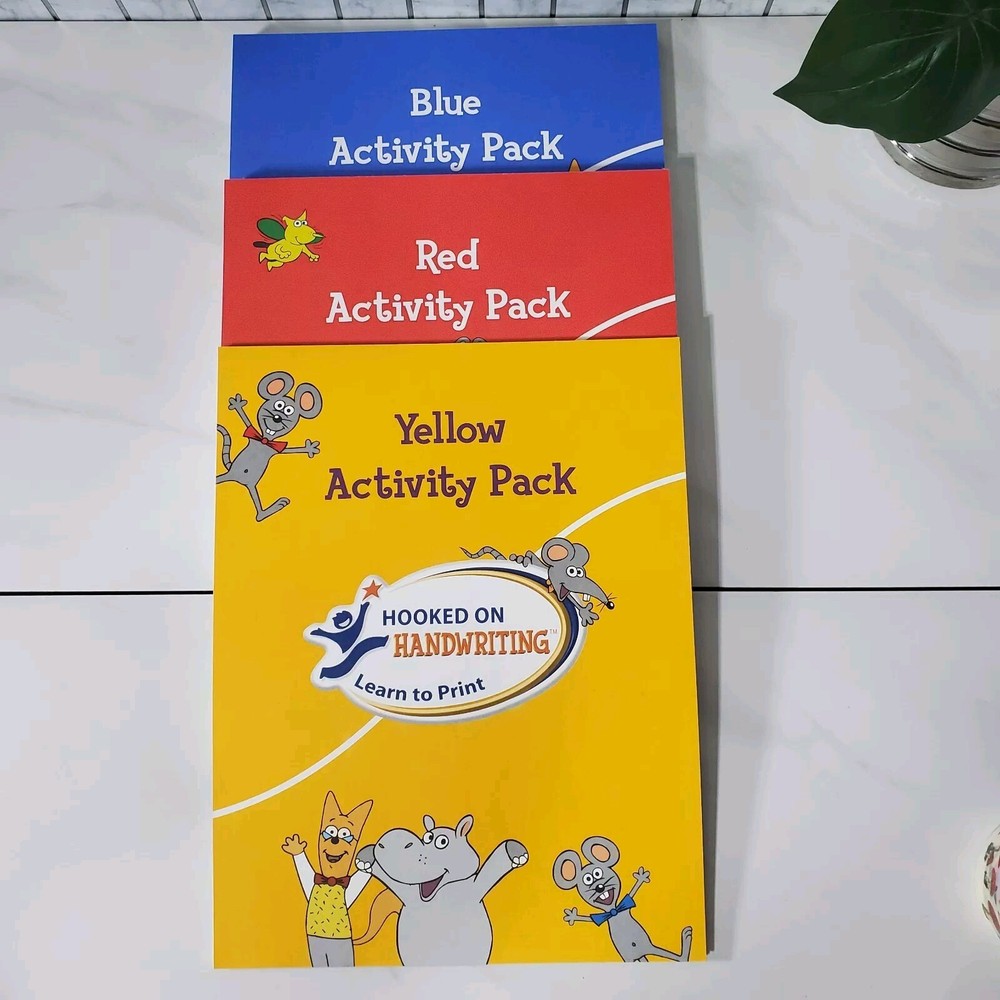 Hooked On Handwriting Learn To Print Activity And Workbooks With CD-ROM
