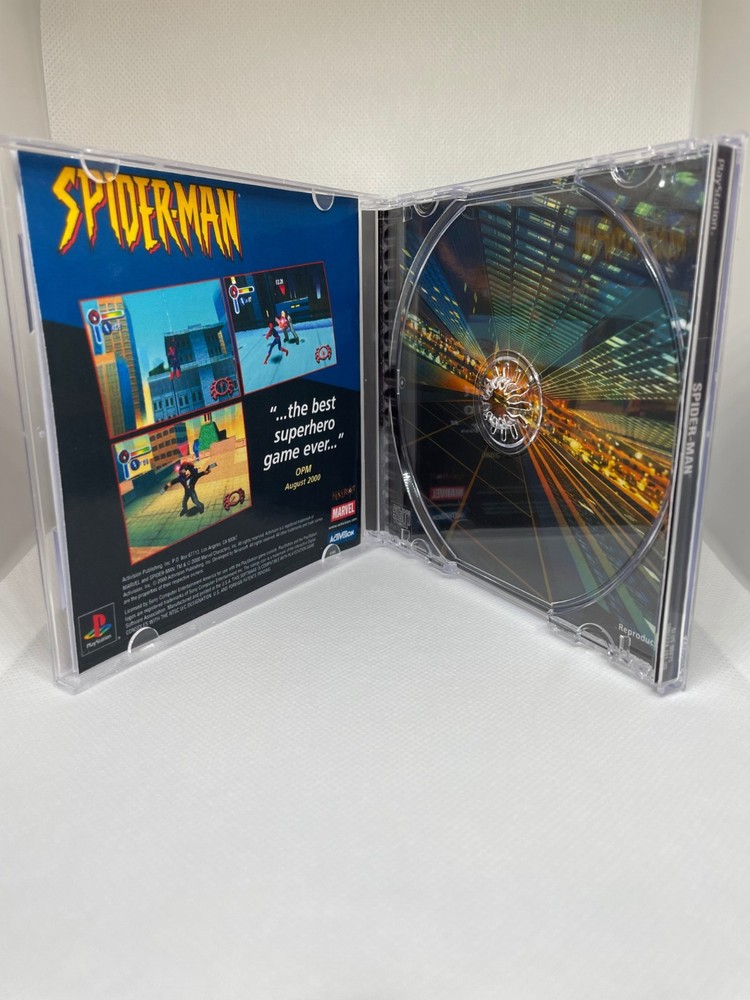 Spider-Man PS1 Replacement Case - NO GAME NO MANUAL
