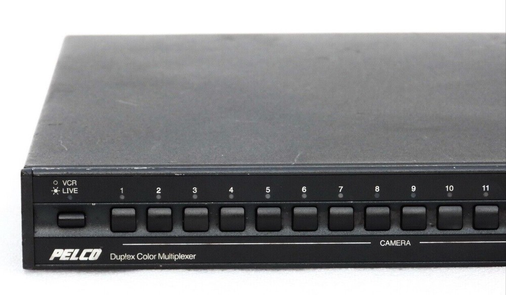 PELCO GENEX 16 CHANNEL SECURITY CAMERA DUPLEX COLOR MULTIPLEXER MODEL MX4016CD-X