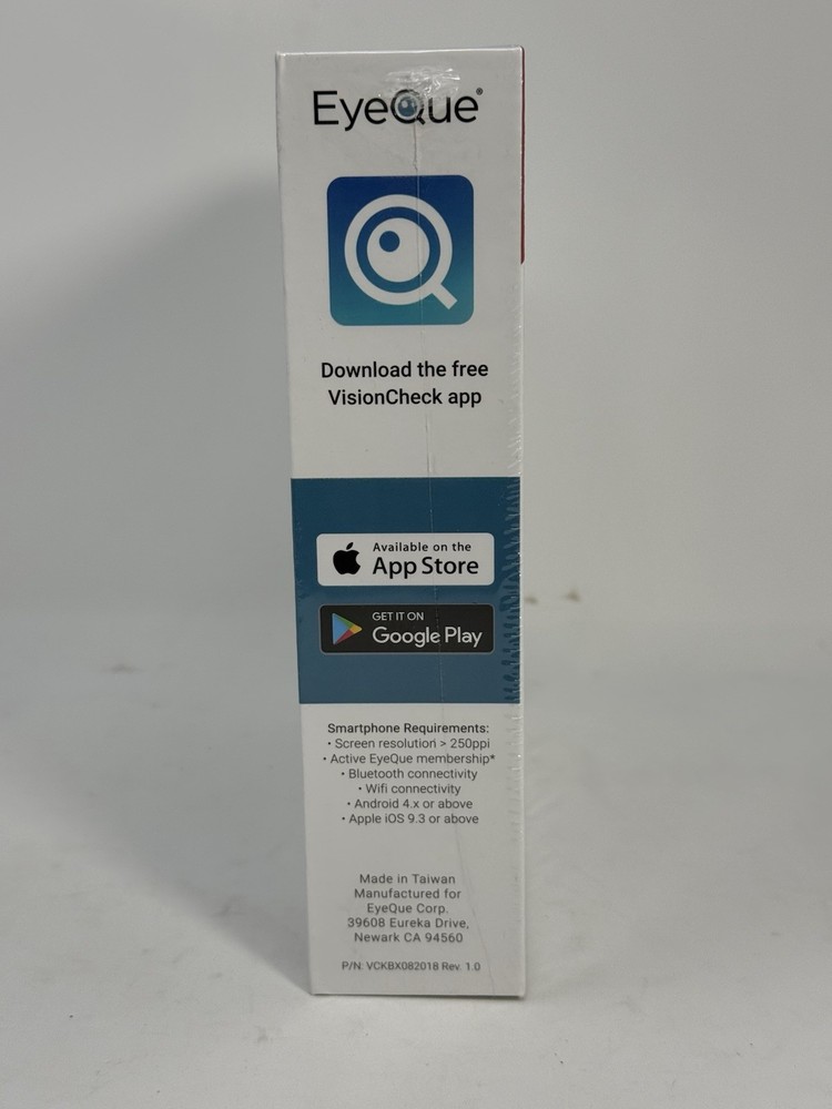 EyeQue Personal Vision Tracker Ophthalmic Refractometer Home Test Kit