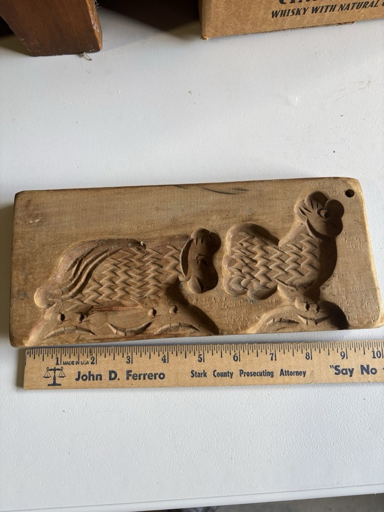 Primitive Wooden Cookie Mold