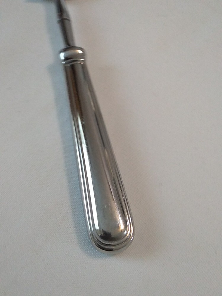 Vintage Serving Fork Glossy Stainless Flatware