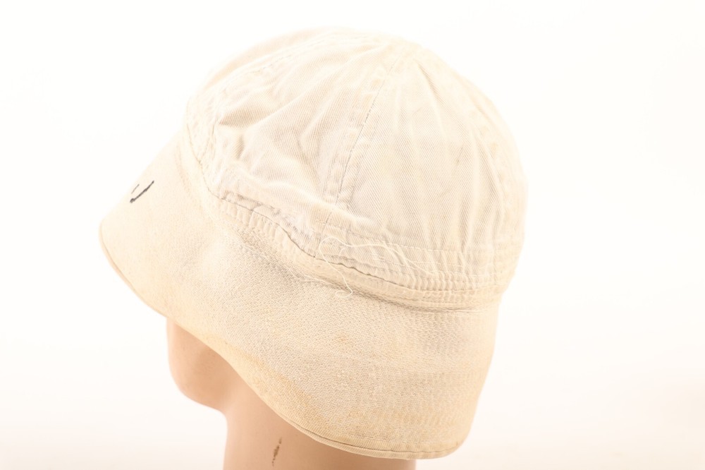 WW2 US Navy White Deck Hat- Named / oc8