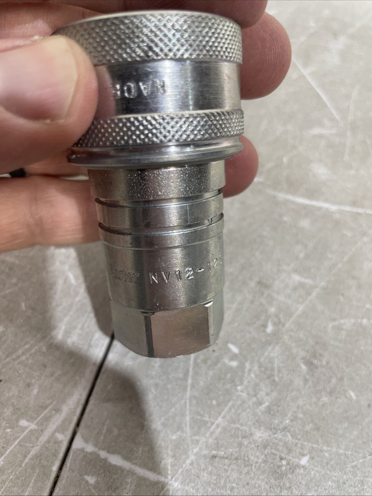 faster nv12-12saefj-25co quick connect coupler
