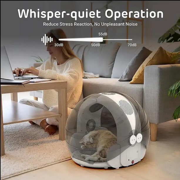 Intelligent Pet Drying Box Sterilization Folding Automatic Cat Drying Machine