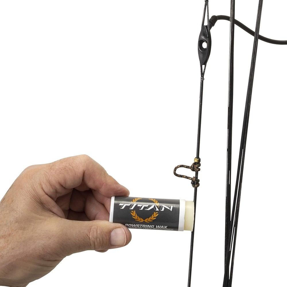 Crossbow Bow String Wax for Synthetic Bowstrings Rail Lube Combo, Easy to Apply