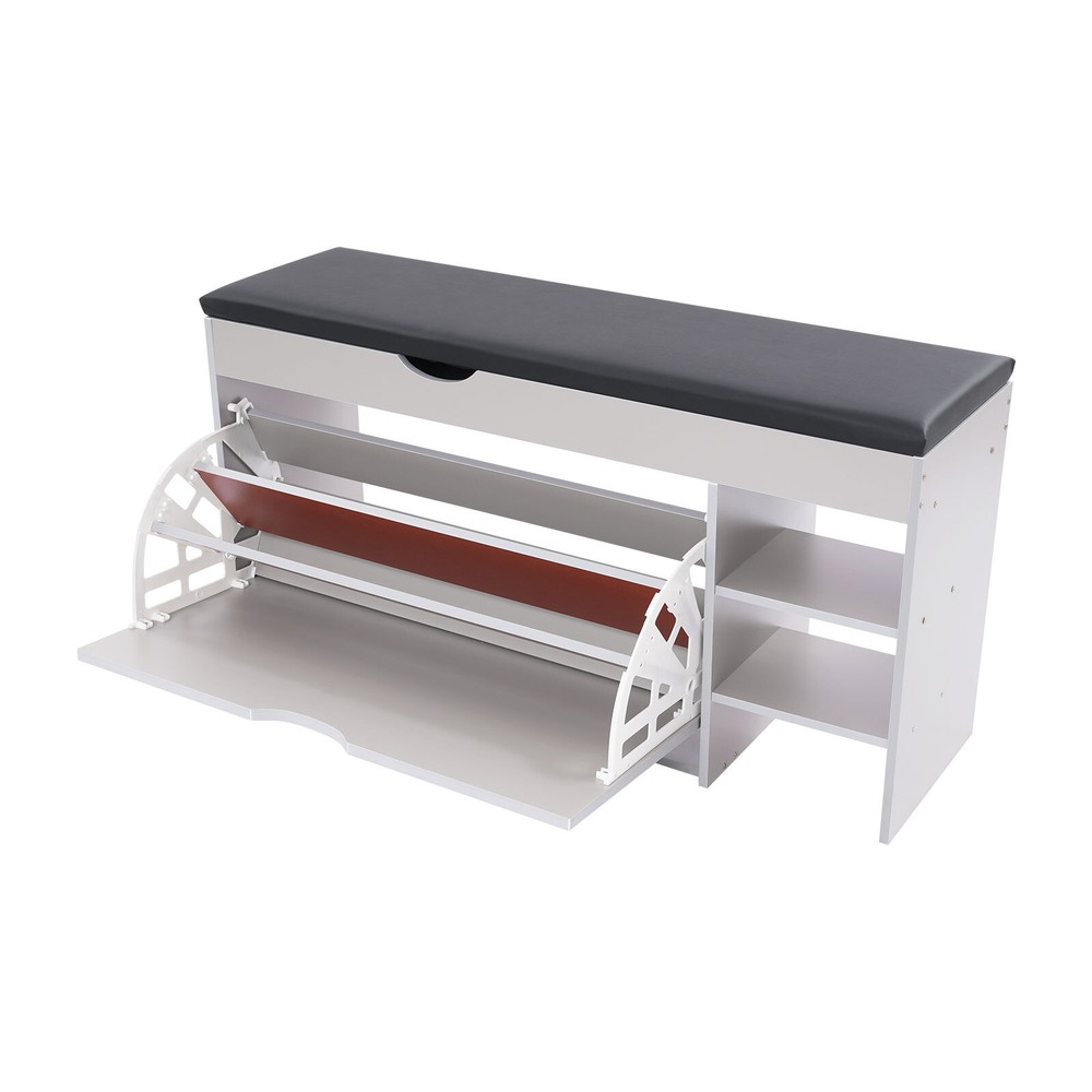 Shoe Organizer for Entryway Rectangle Shoe Storage Stool Shoe Stool for Entryway