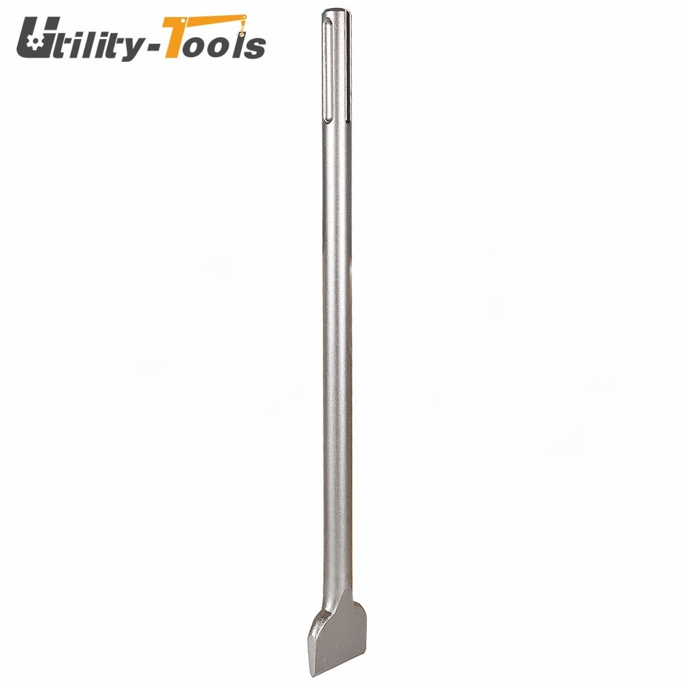 3Pcs Precision 16" SDS Max Bits Set Long-Point Chisel Scaling Chisel Flat Chisel