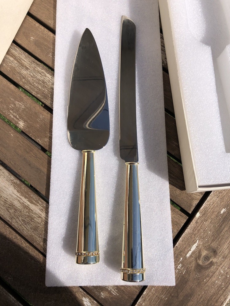 Wedding Cake Knife And Server Set -Reed & Barton Luxe Collection
