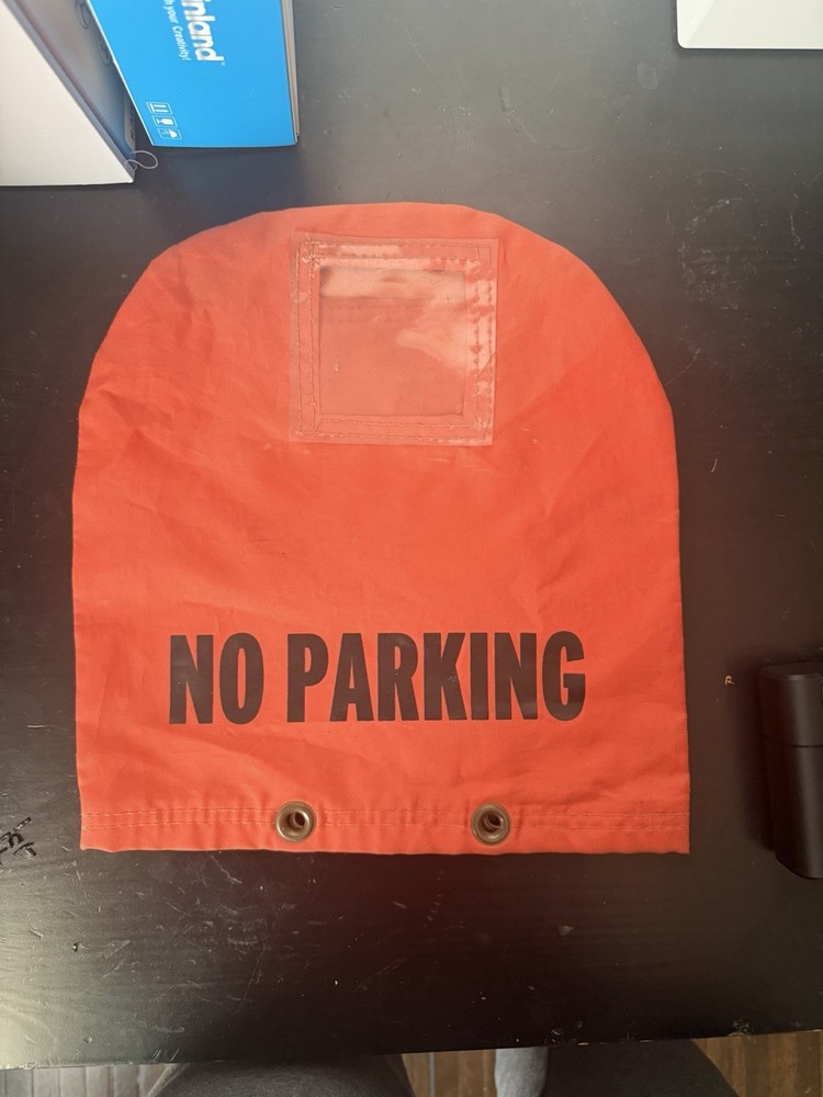 “No Parking” Parking Meter Cover