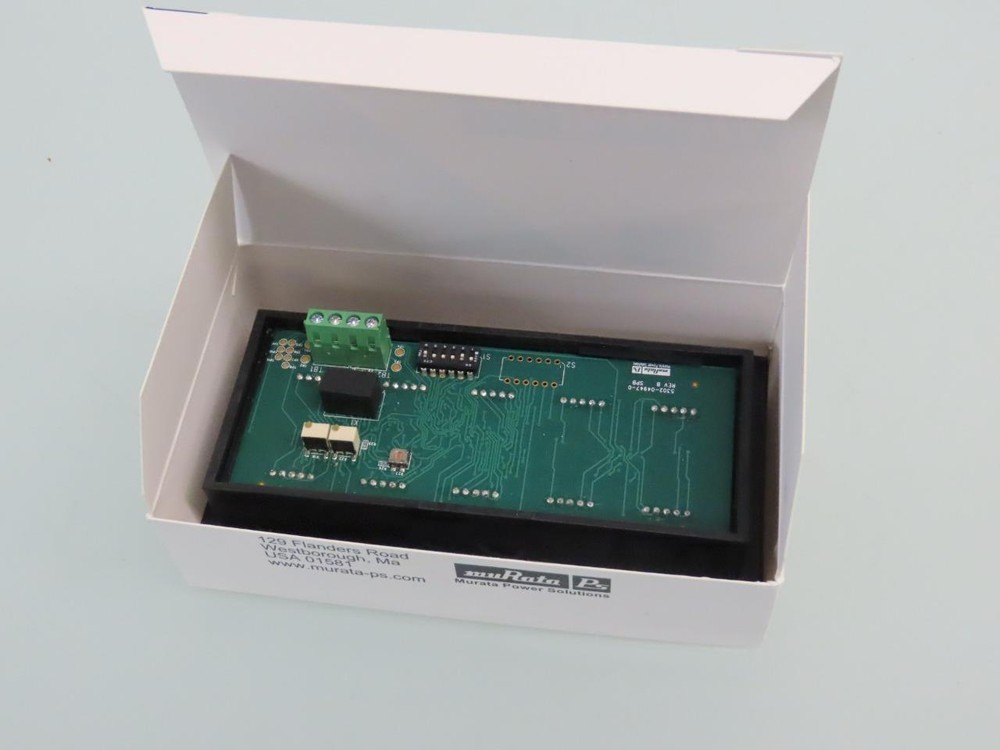 Murata Power Solutions Digital Panel Meter DMS01-VM1-RS12-C