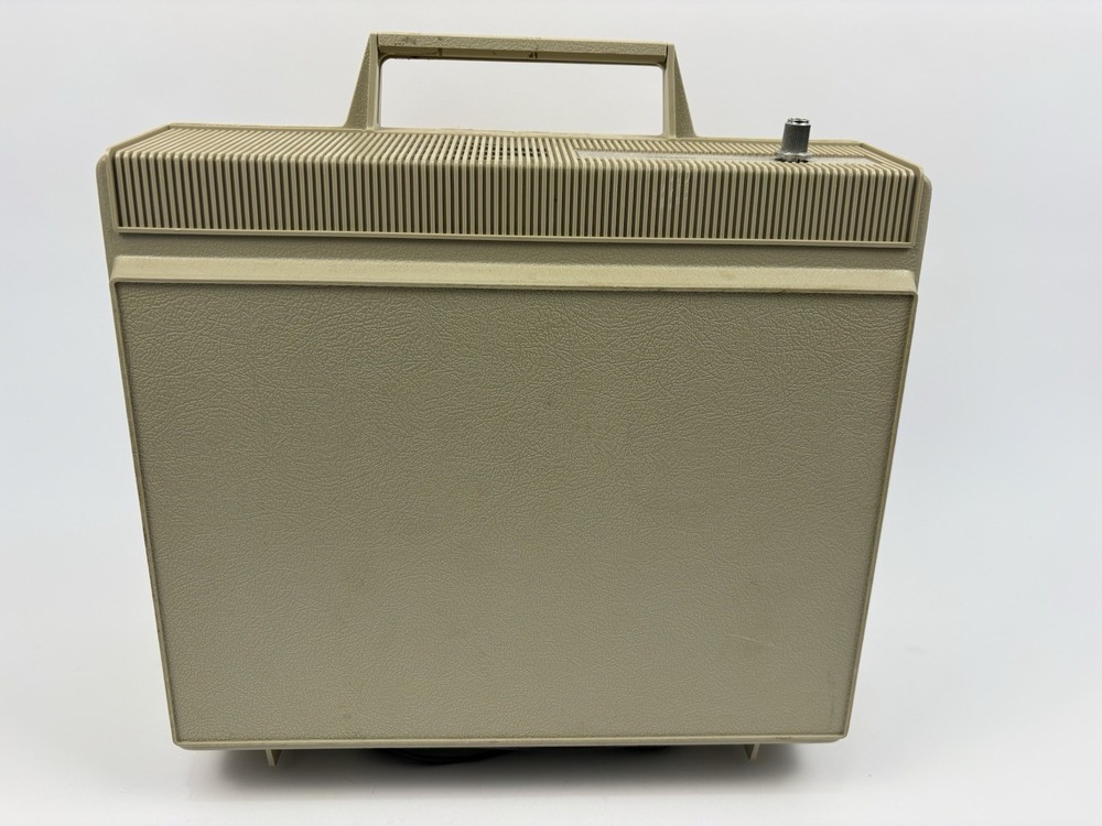 Vintage General Electric Portable Record Player, Solid State Automatic 4-Speed