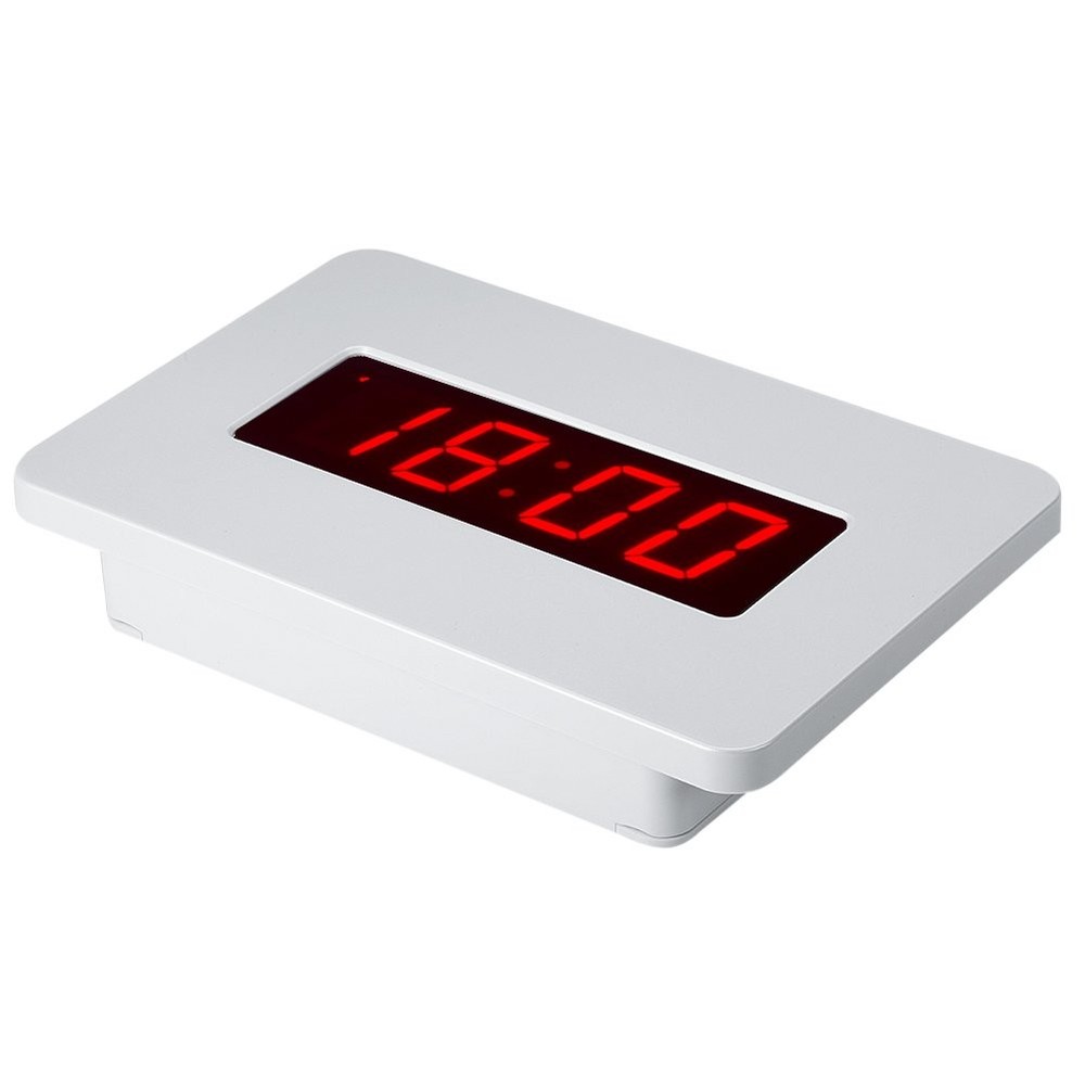 Digital Wall Clock Battery Operated with LED Display, Wall Clock with Backlig...