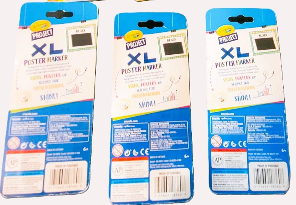 Crayola Paint Sticks Quick Dry 3ct-3Pkg. Lot
