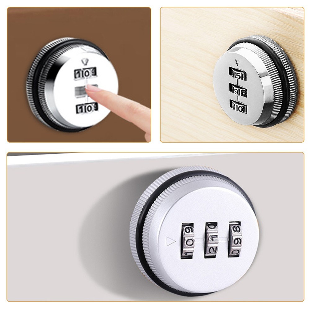 Combination Corner Drawer Lock for Mail Box Cabinet Locks with Code