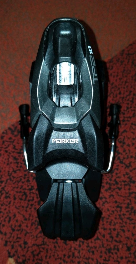 Marker TP2 Compact 10 Ski Bindings Black  Ome Side Read Description