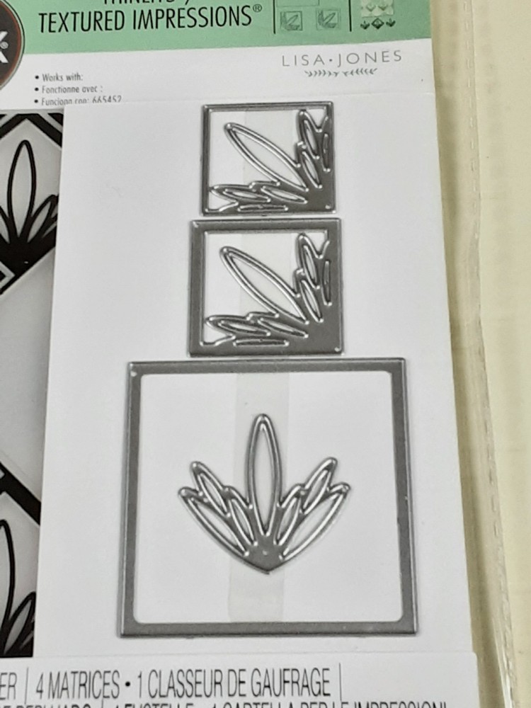 NEW Sizzix Thinlits Ornate Frame 4 die Set 1 Embossing Folder 4.5x5.5 Florals