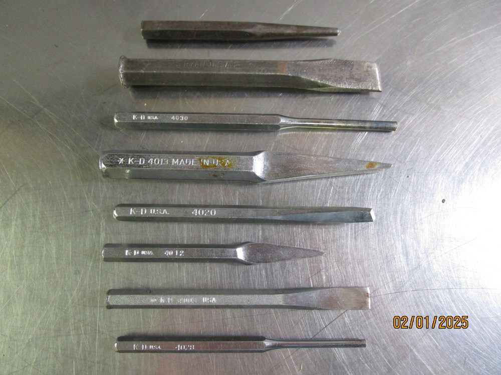 KD Tools 9pc Punch & Chisel Set