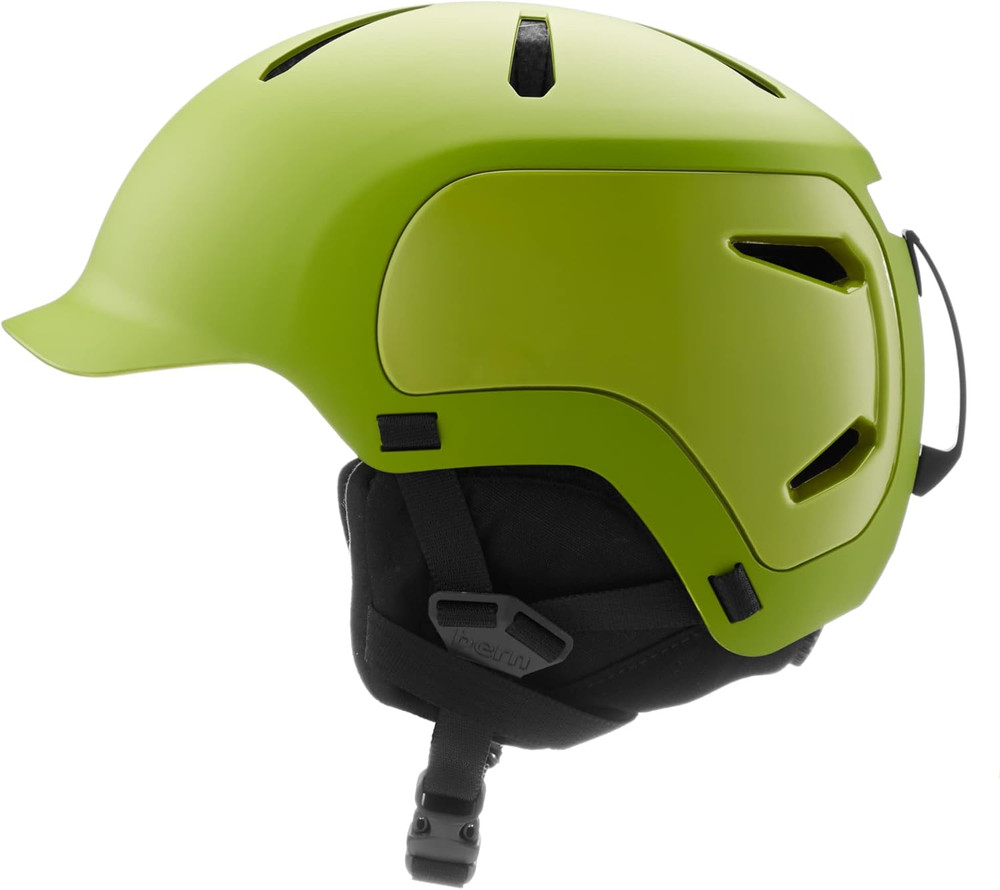 BERN, Watts 2.0 MIPS Snow Helmet, Matte Green, Small