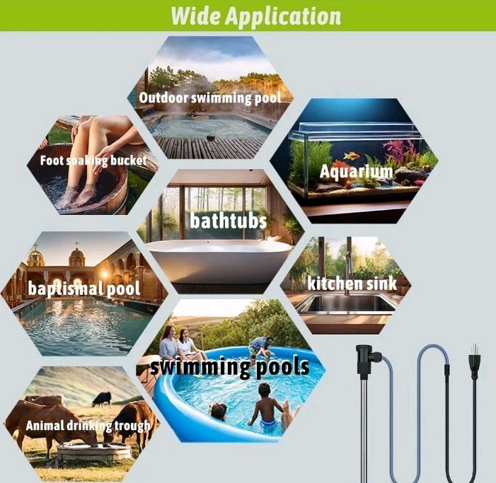 2000W Water Heater for Hot Tub & Pool – Portable Elec.....