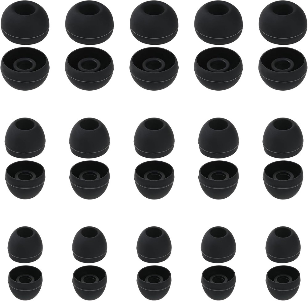 Silicone Earbud Tips Replacement Soft Covers Fit Most Headphones
