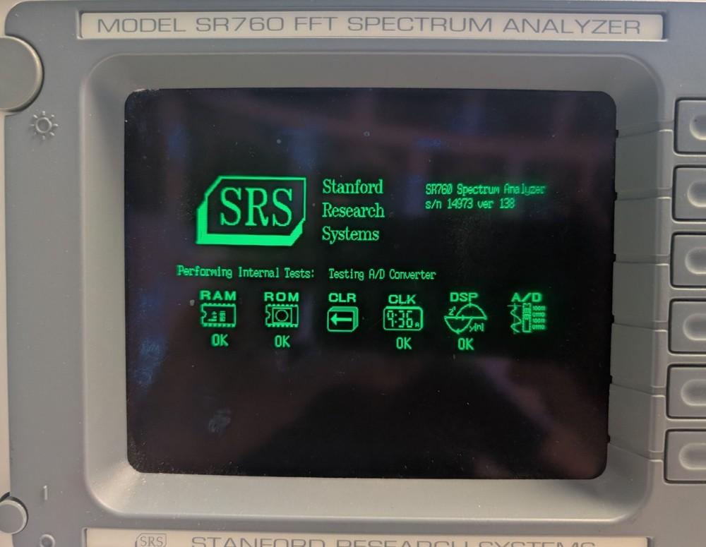 Stanford Research Systems SR760 FFT Spectrum Analyzer
