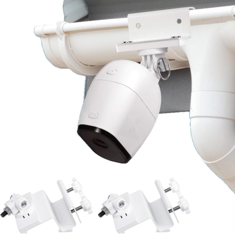 Weatherproof Gutter Mount 2-Pack for Arlo Pro Series - Secure & Adjustable
