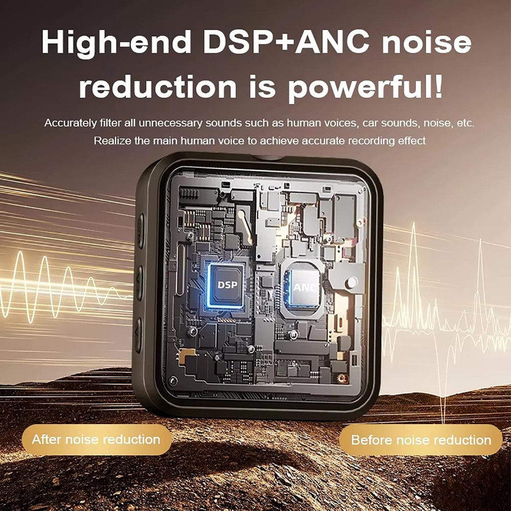 3-in-1 Mini Wireless Lavalier Microphone for iPhone, Android & Camera - Ideal...