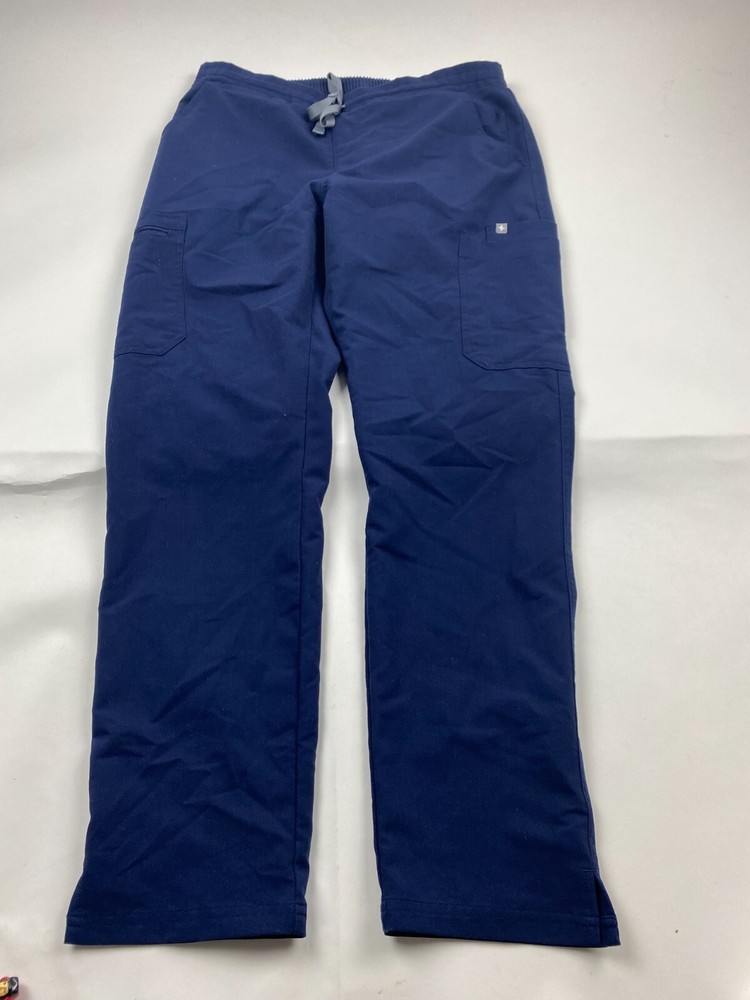Figs Technical Collection Navy Blue Scrub Top and Bottom Size M
