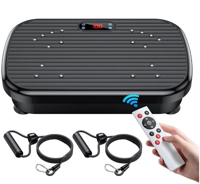 Vibration Plate Exercise Machine, Vibration Plate for Lymphatic Drainage 330 Lbs