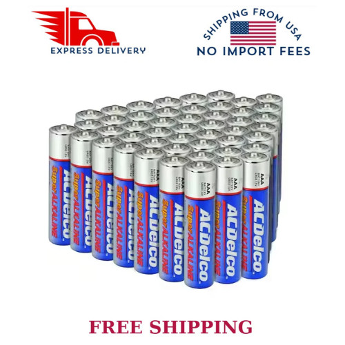 (48-Pack) AAA Batteries, Triple A Bulk Pack