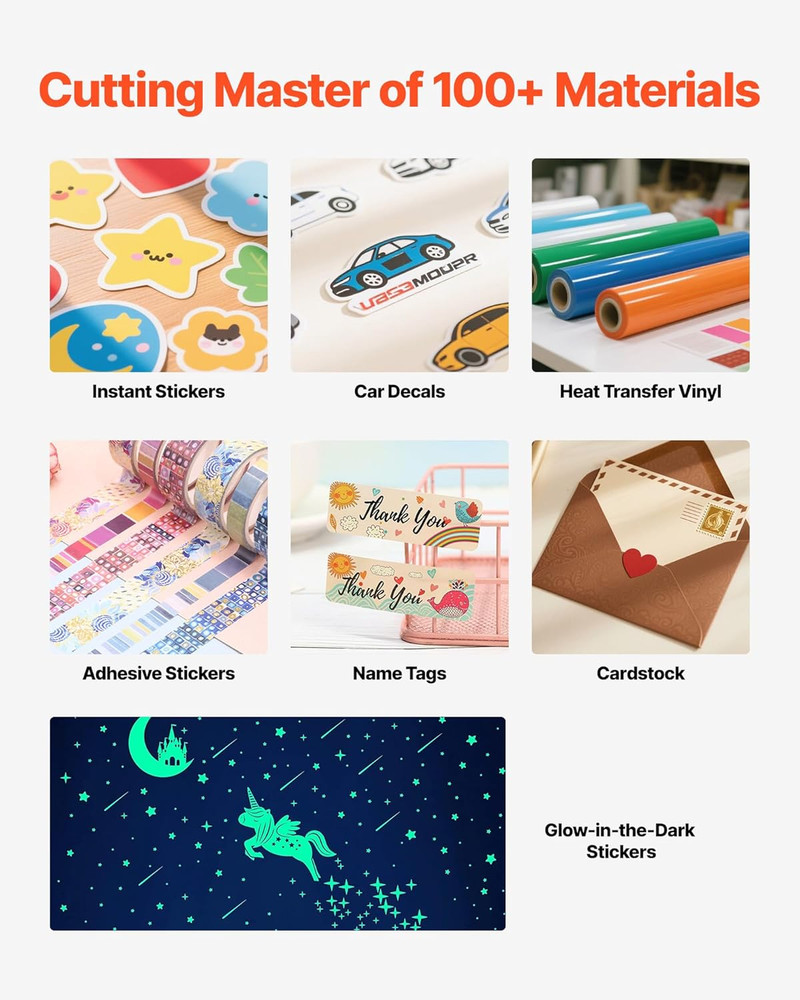 Cutting Machine, Automatic Edge Detection Vinyl Cutter Machine with Two Types of
