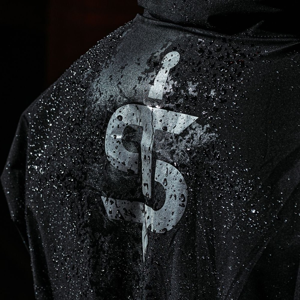 Spada Acqua Shield WP Motorcycle Waterproof Over Jacket Black