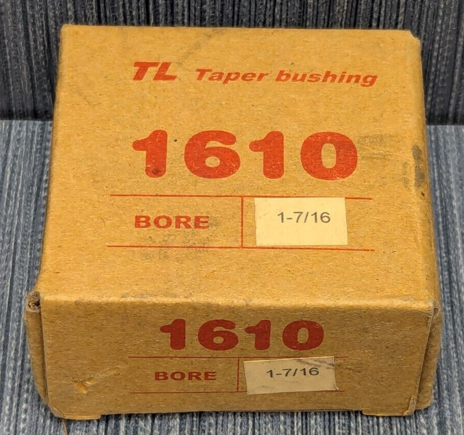 Taper Lock Bushing: 1610, 1 - 7/16 in Bore