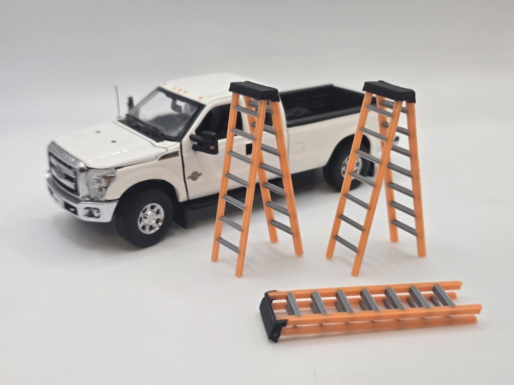 1/50 Scale Posable 8' Step Ladder *3 Pack*