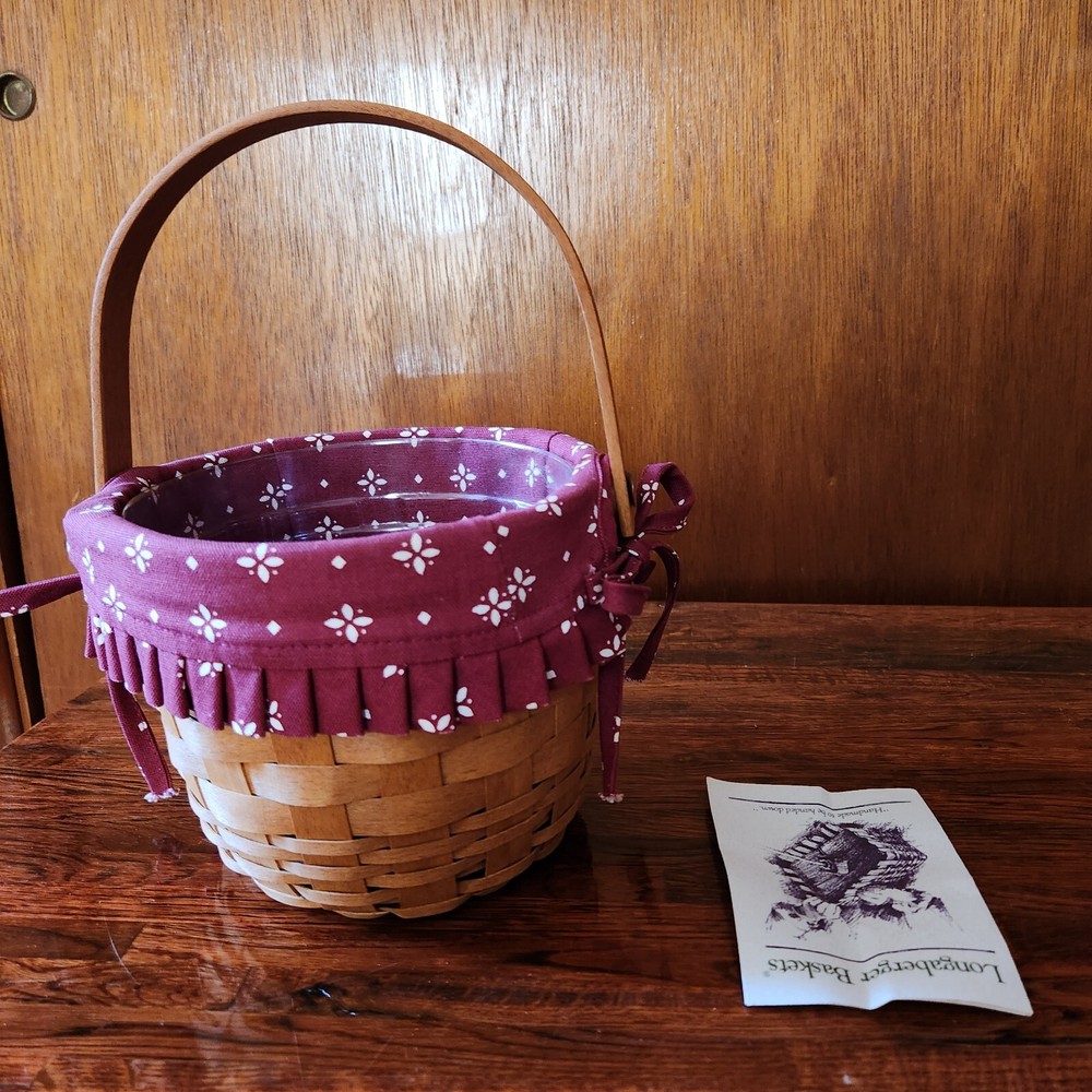 Longaberger Small Fruit Basket 13005 Round Storage