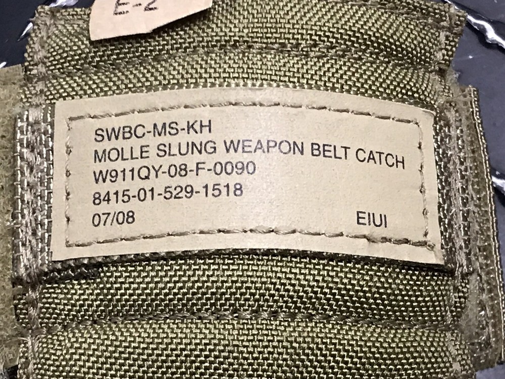 MOLLE Khaki Slung Weapon Belt Catch Eagle Industries