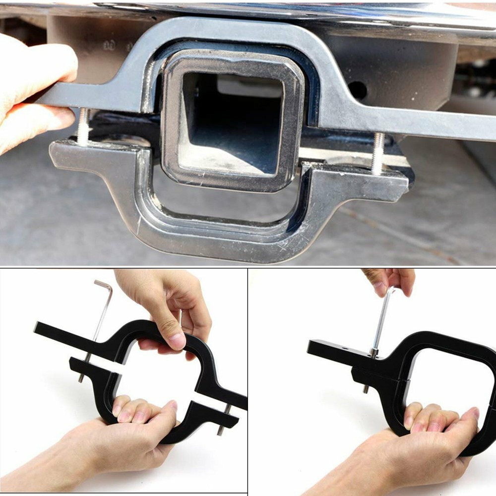 Trailer Tow Hitch Mounting Bracket with 4inch LED Work Backup Reverse Light Pods
