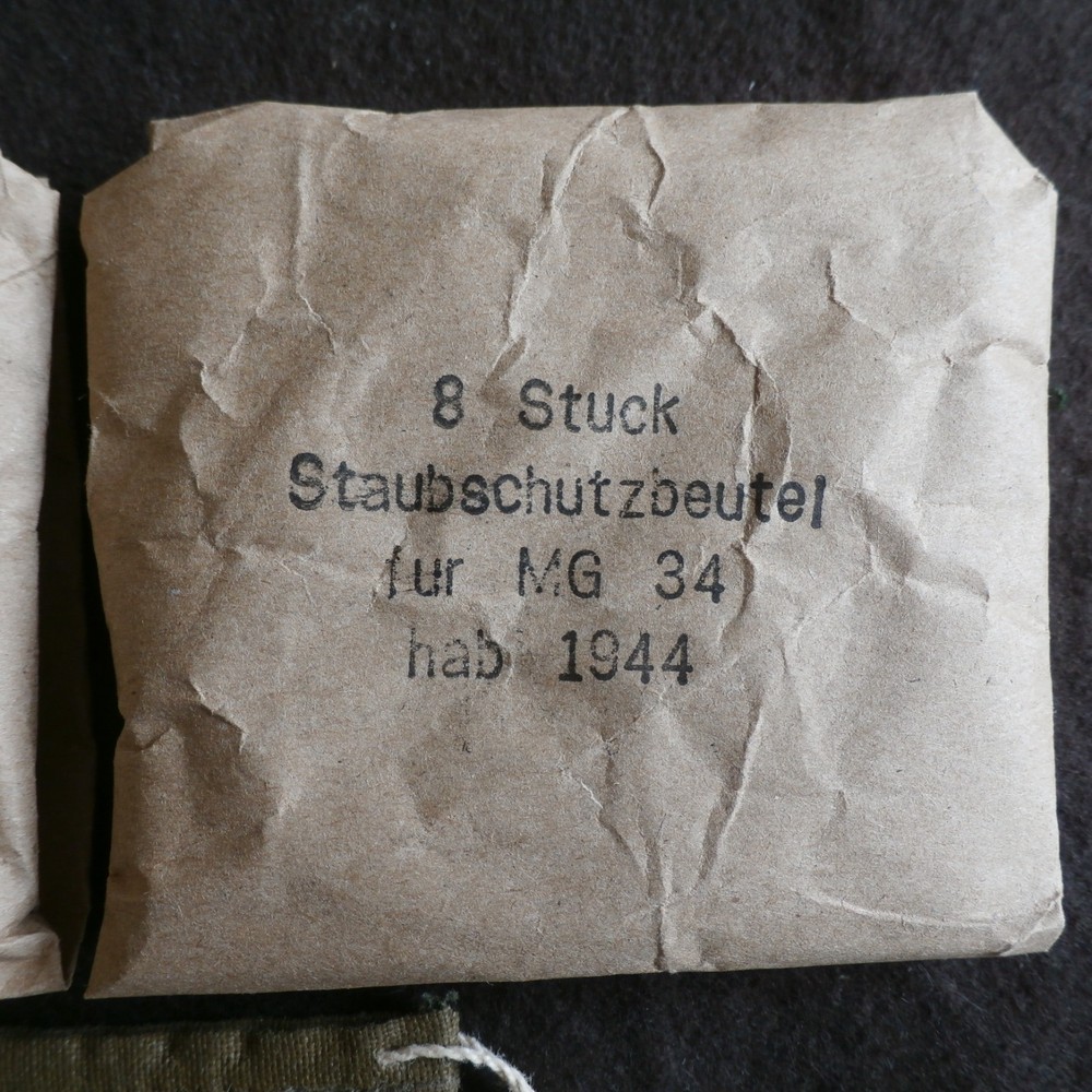 WW2 German MG 34-42 cloth muzzle covers (x8).