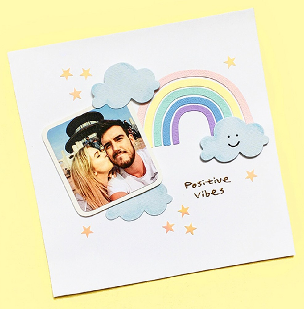 Sizzix Thinlits Rainbow 6pc set #665031 Retail $12.99 Retired!