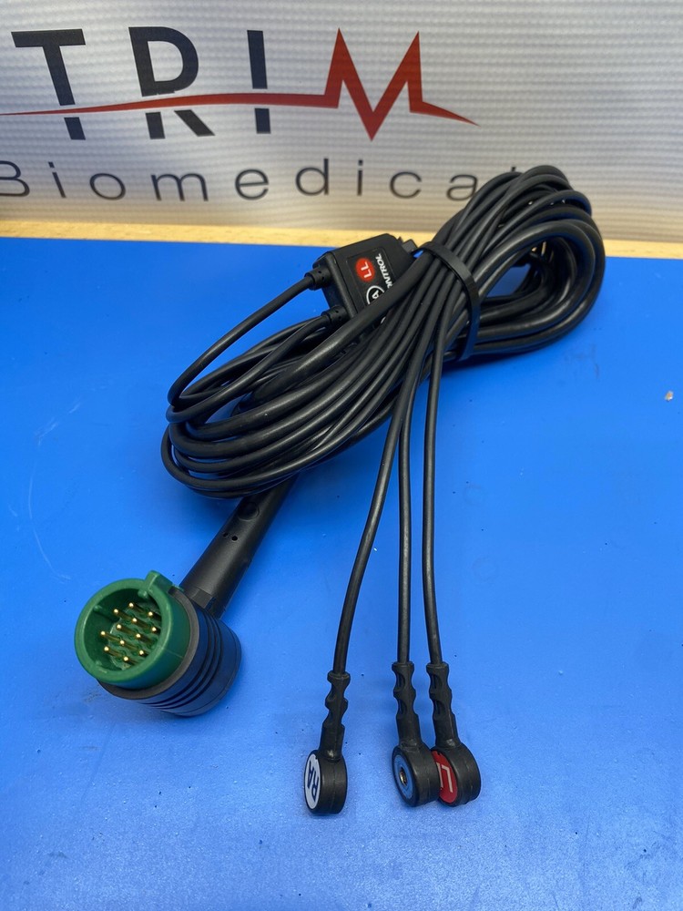 Physio Control ECG Cable 3 Lead Snap