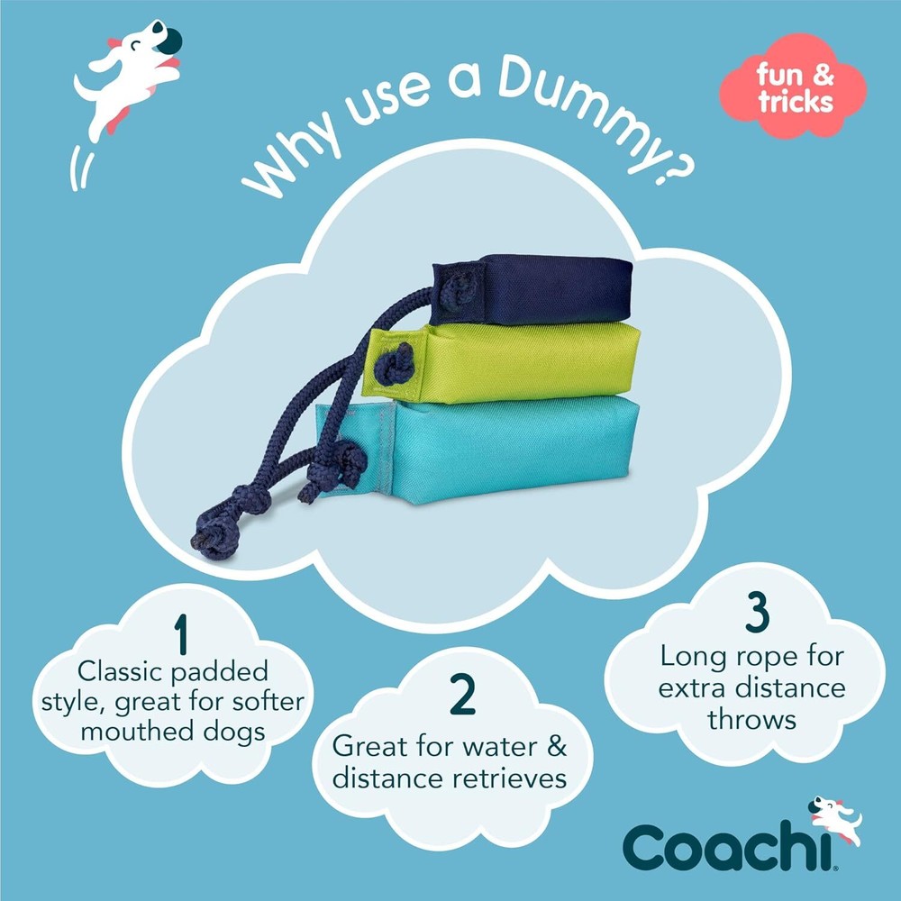 Coachi Canvas Training Dummy, Floats, Long Distance Throwing, Medium, Lime